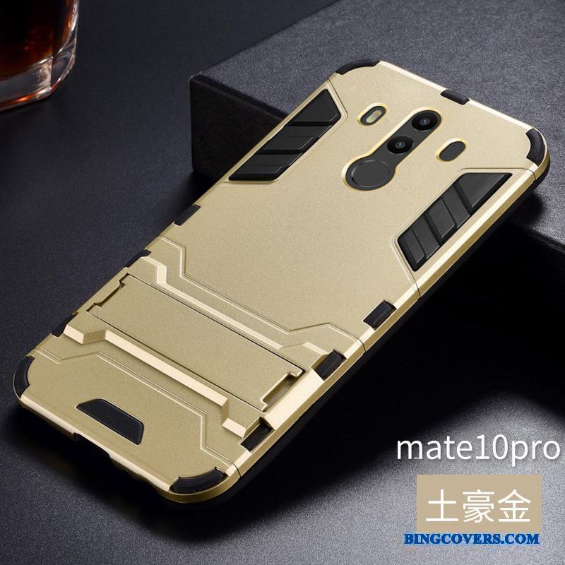 Huawei Mate 10 Pro Metal Af Personlighed Anti-fald Telefon Etui Guld Alt Inklusive Kreativ