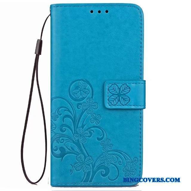 Huawei Mate 10 Pro Support Etui Folio Lædertaske Tegnebog Beskyttelse Blå