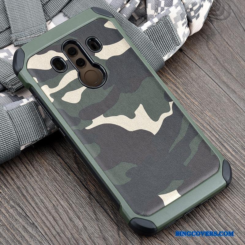Huawei Mate 10 Pro Telefon Etui Silikone Anti-fald Grøn Cover Beskyttelse Camouflage