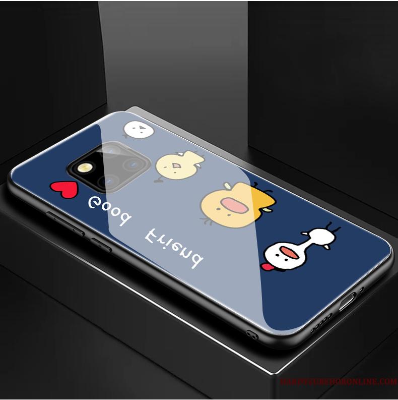 Huawei Mate 20 Pro Ny Cover Alt Inklusive Smuk Telefon Etui Anti-fald Blå