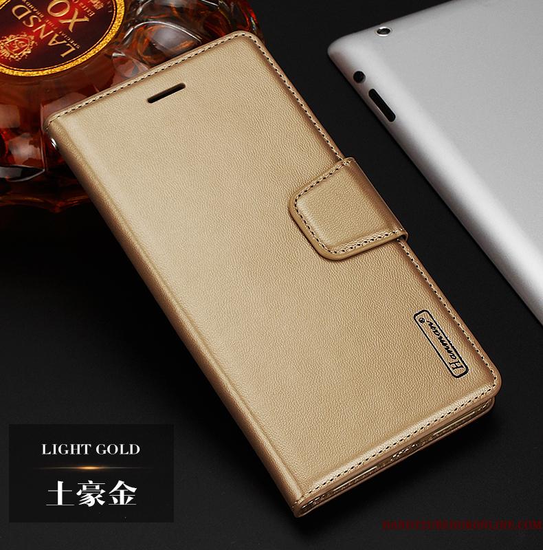 Huawei Mate 20 Pro Ægte Læder Alt Inklusive Telefon Etui Beskyttelse Guld Cover Anti-fald