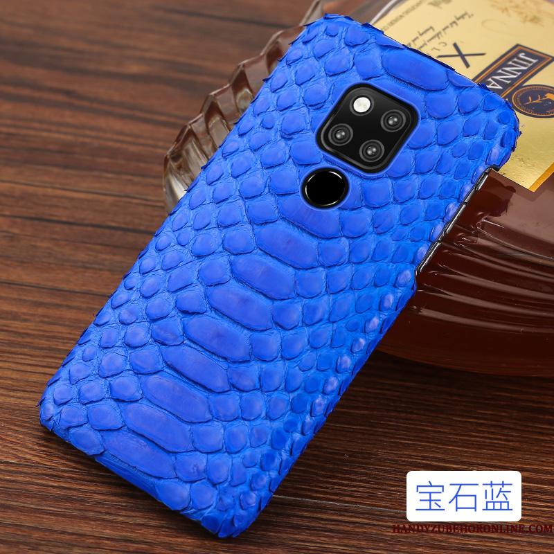 Huawei Mate 20 X Etui Læder Beskyttelse Luksus Ægte Læder Tilpas Af Personlighed Ny