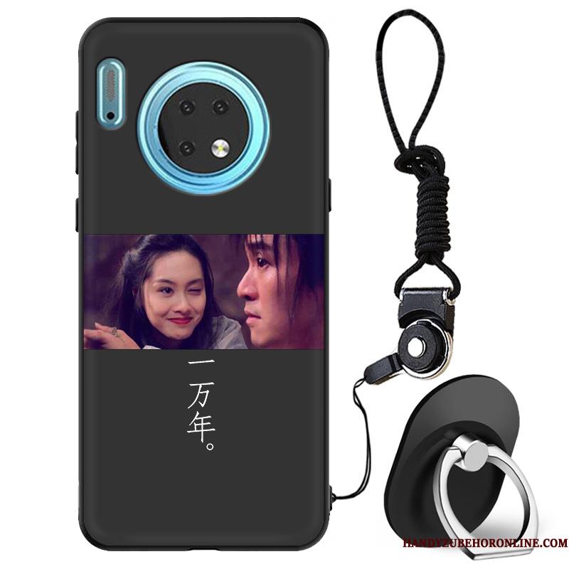 Huawei Mate 30 Etui Af Personlighed Anti-fald Elskeren Sort Kreativ Beskyttelse Alt Inklusive