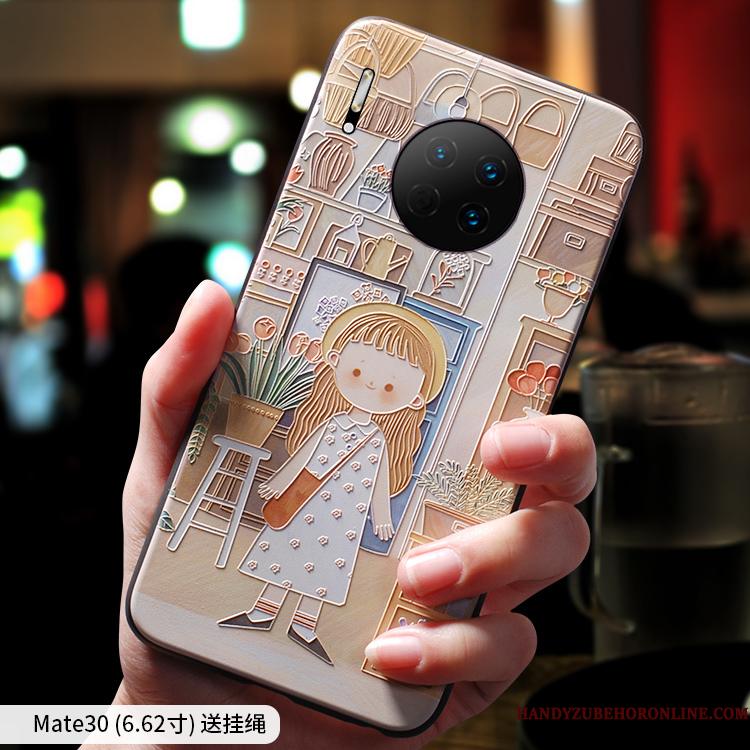 Huawei Mate 30 Etui Alt Inklusive Af Personlighed Blød Silikone Trendy Anti-fald Smuk