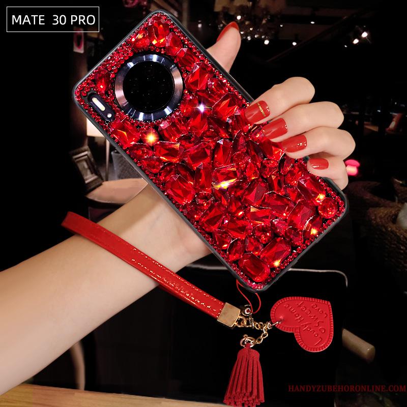 Huawei Mate 30 Pro Silikone Anti-fald Cover Af Personlighed Telefon Etui Elegante Trendy
