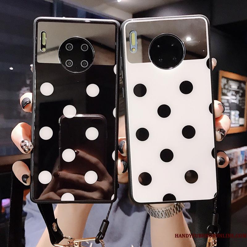 Huawei Mate 30 Pro Sort Trend Telefon Etui Bølge Punkt Mode Hængende Ornamenter Ny