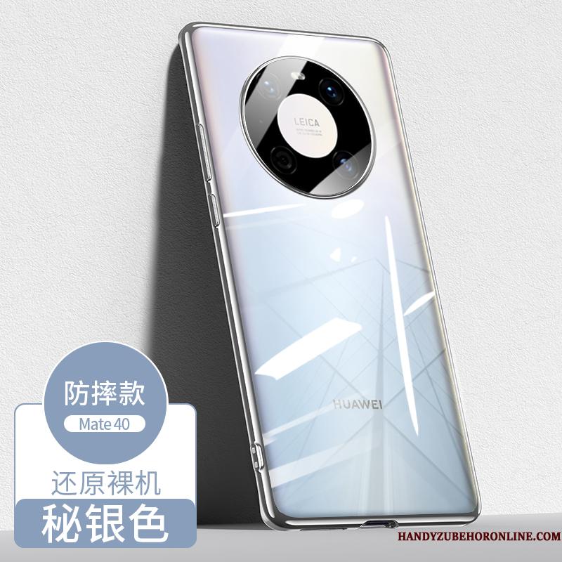 Huawei Mate 40 Beskyttelse Ny Trendy High End Gennemsigtig Telefon Etui Tynd