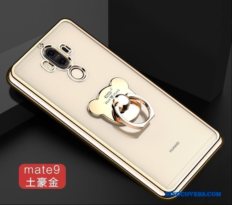 Huawei Mate 9 Anti-fald Trend Guld Cover Telefon Etui Silikone Ring