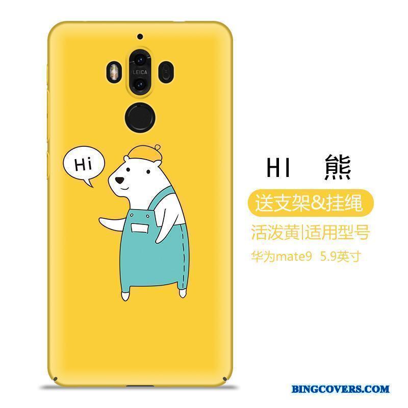 Huawei Mate 9 Etui Gul Beskyttelse Cover Af Personlighed Anti-fald Alt Inklusive Hård