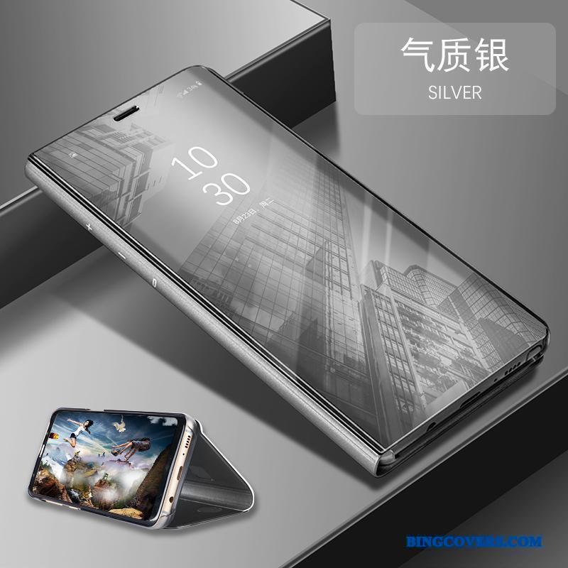 Huawei Mate 9 Lædertaske Trend Sølv Telefon Etui Alt Inklusive Cover Anti-fald
