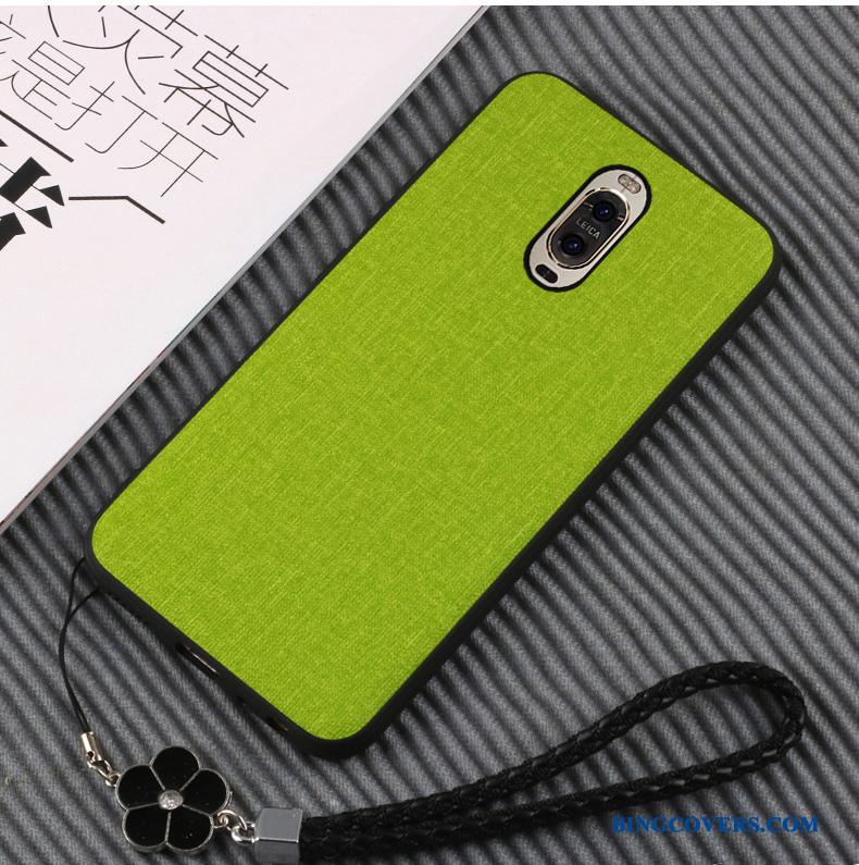 Huawei Mate 9 Pro Beskyttelse Grøn Mobiltelefon Silikone Cover Etui Læder