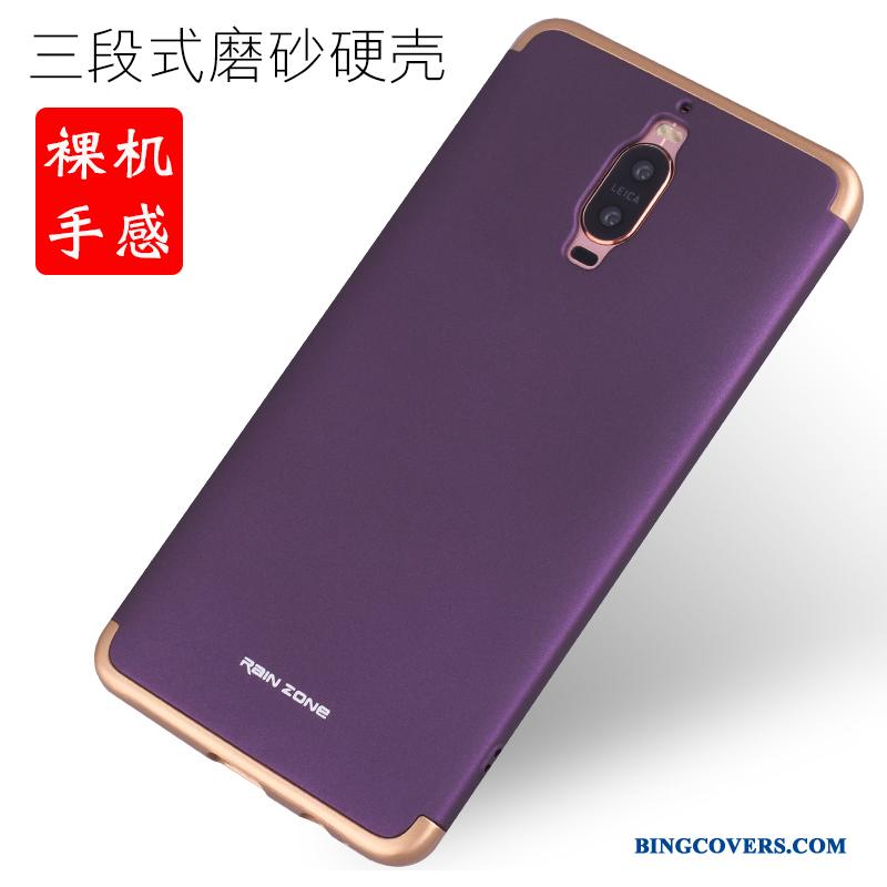 Huawei Mate 9 Pro Ramme Metal Telefon Etui Lilla Beskyttelse Ny Cover