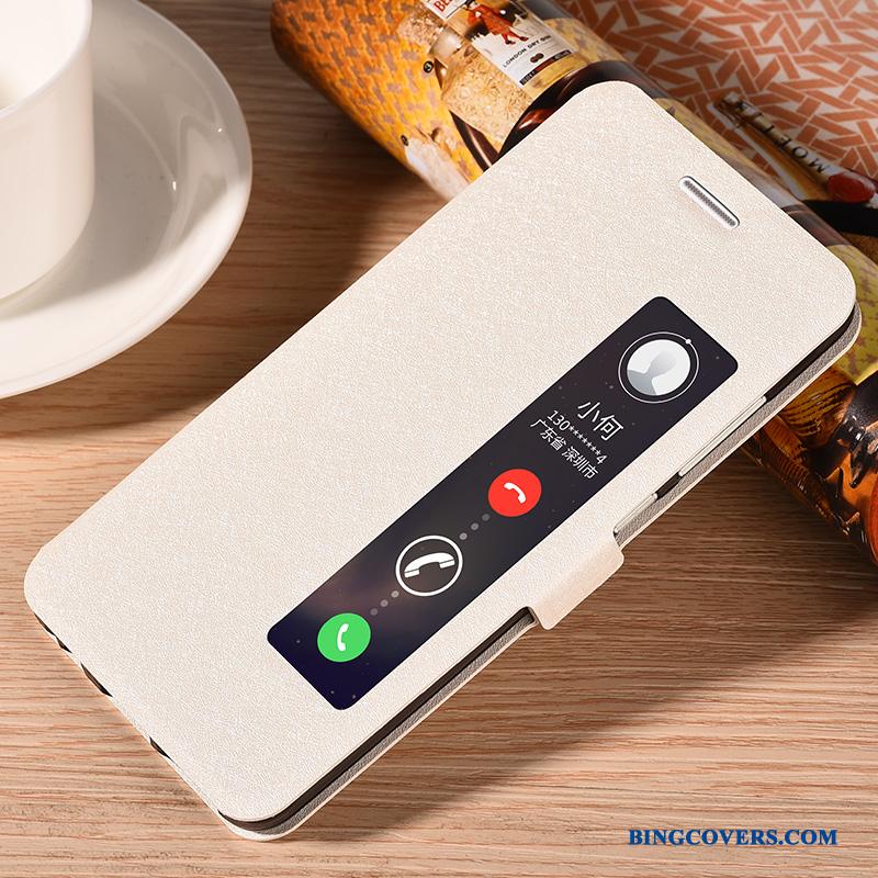 Huawei Mate 9 Pro Telefon Etui Hvid Alt Inklusive Lædertaske Skærmbeskyttelse Folio Hærdning