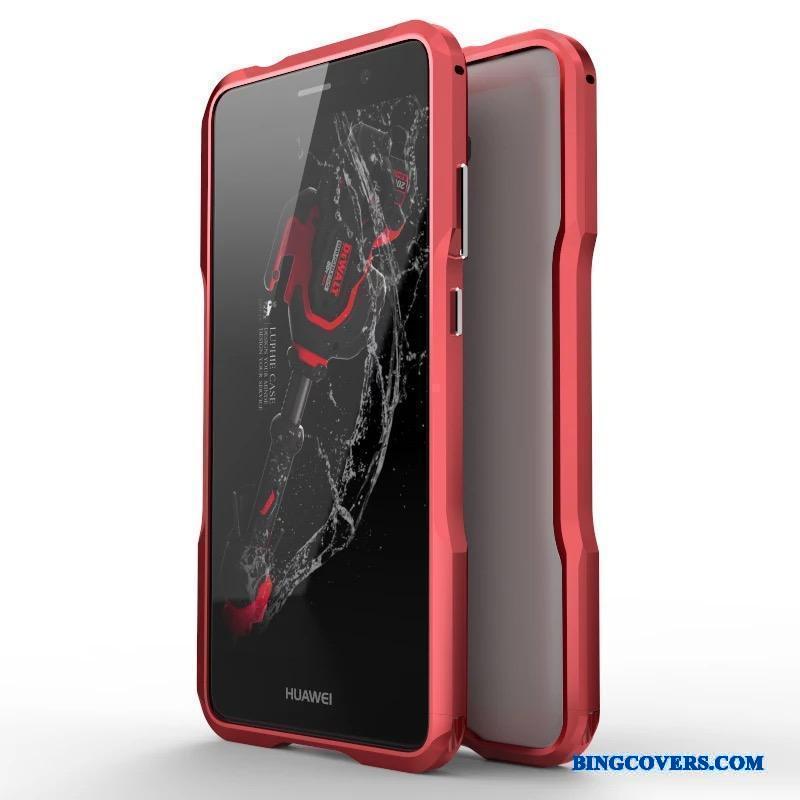 Huawei Mate 9 Rød Metal Beskyttelse Telefon Etui Ramme