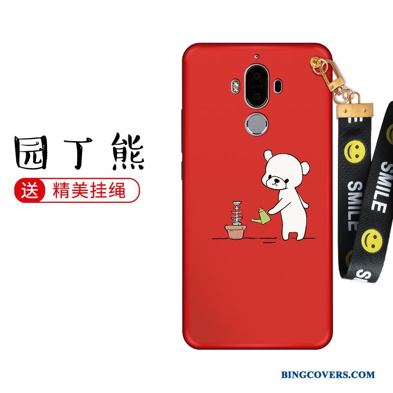 Huawei Mate 9 Telefon Etui Kreativ Mobiltelefon Af Personlighed Cover Silikone Rød