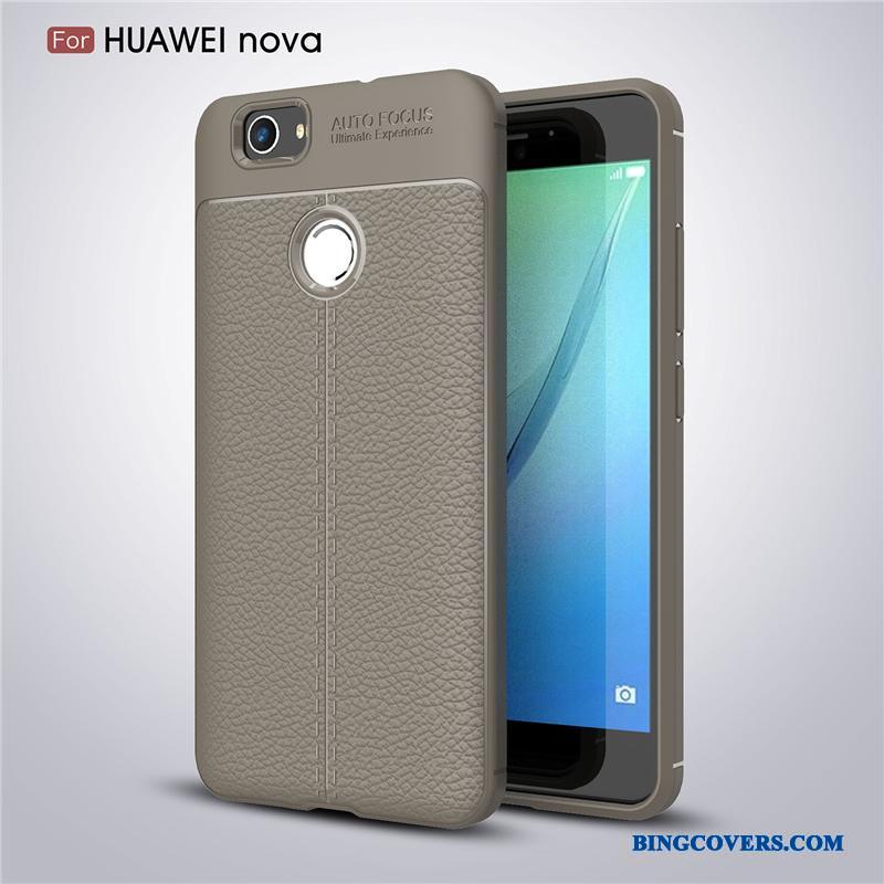 Huawei Nova Trend Telefon Etui Blød Grå Alt Inklusive Silikone Anti-fald