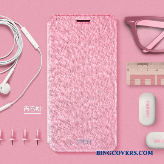 Huawei P Smart Lædertaske Telefon Etui Alt Inklusive Beskyttelse Anti-fald Cover Silikone