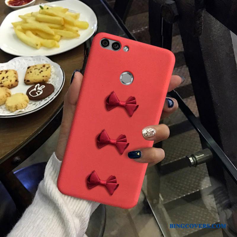 Huawei P Smart Rød Telefon Etui Alt Inklusive Af Personlighed Trend Anti-fald Butterfly