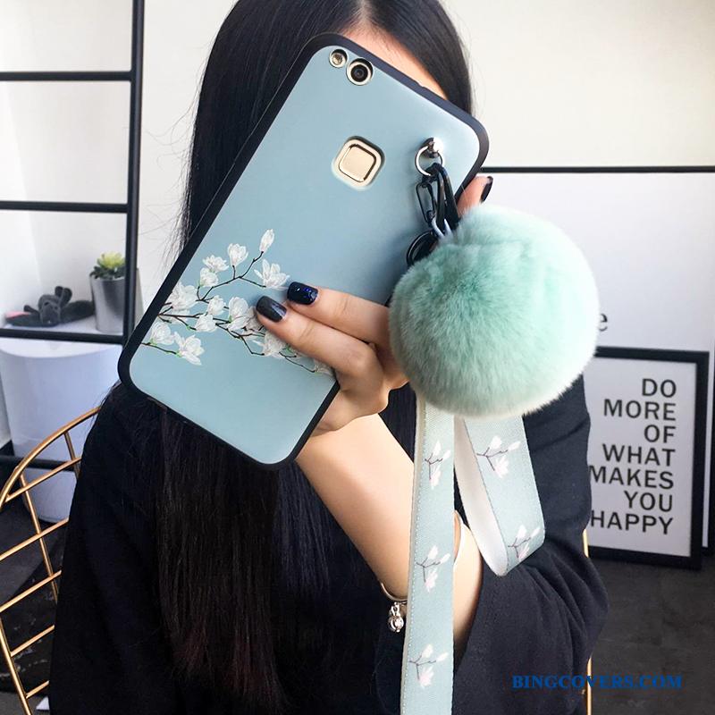 Huawei P10 Lite Etui Cover Anti-fald Ungdom Lyseblå Trend Beskyttelse Frisk