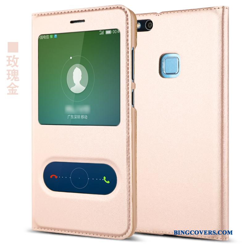 Huawei P10 Lite Læder Ungdom Beskyttelse Mobiltelefon Clamshell Cover Etui