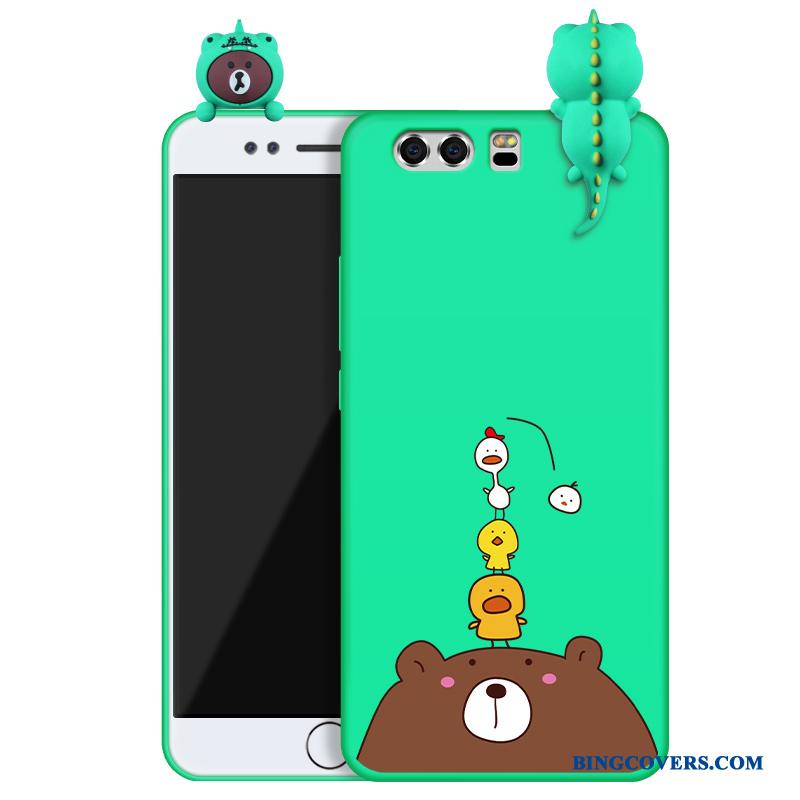 Huawei P10 Plus Grøn Af Personlighed Beskyttelse Blød Cartoon Etui Alt Inklusive