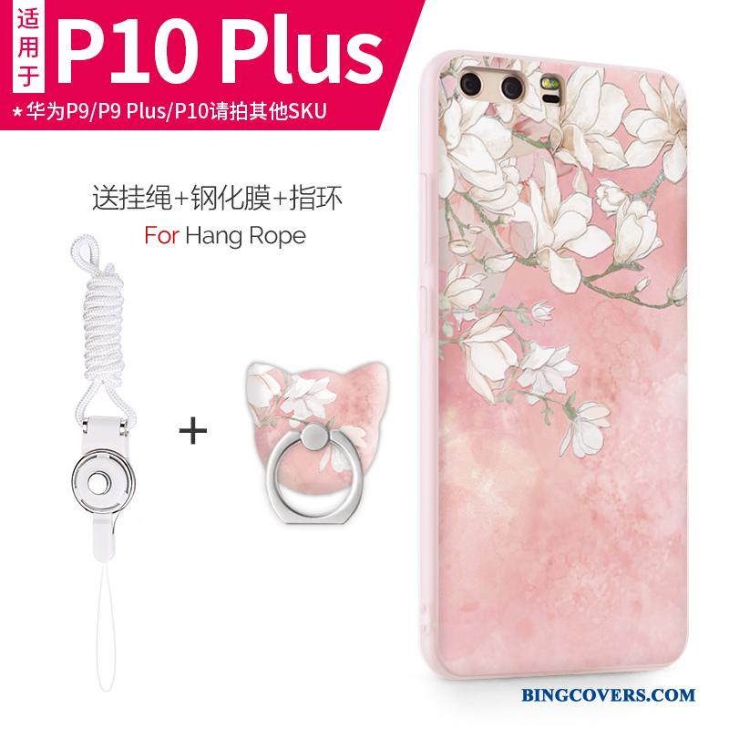 Huawei P10 Plus Lyserød Silikone Alt Inklusive Cover Blød Mobiltelefon Telefon Etui