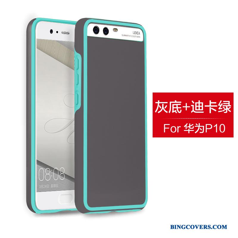 Huawei P10 Simple Beskyttelse Telefon Etui Trend Nubuck Silikone Anti-fald