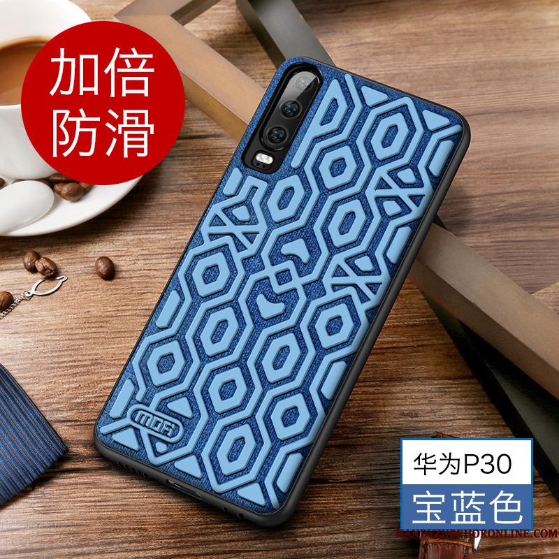 Huawei P30 Beskyttelse Kreativ Hemming Anti-fald Nubuck Telefon Etui Af Personlighed