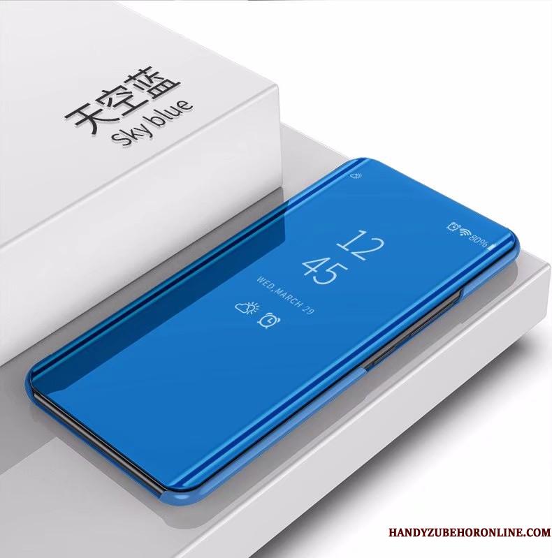 Huawei P30 Lite Blå Cover Tynd Alt Inklusive Telefon Etui Vækstdvale Spejl