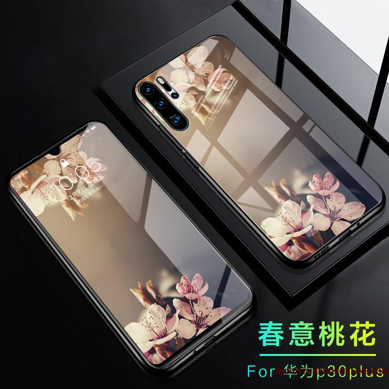 Huawei P30 Pro Nubuck Af Personlighed Kreativ Beskyttelse Anti-fald Telefon Etui Net Red