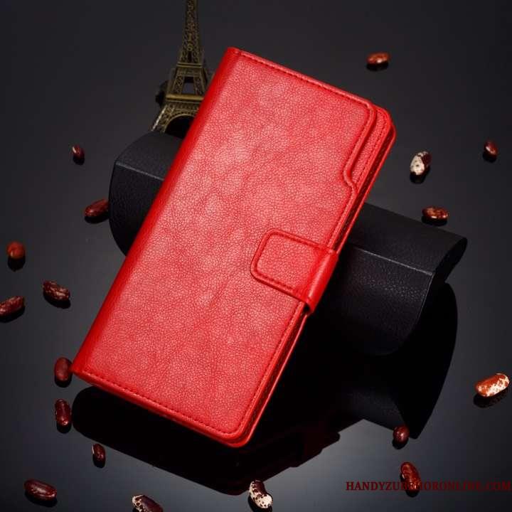 Huawei P30 Rød Anti-fald Alt Inklusive Etui Lædertaske Kreativ Folio