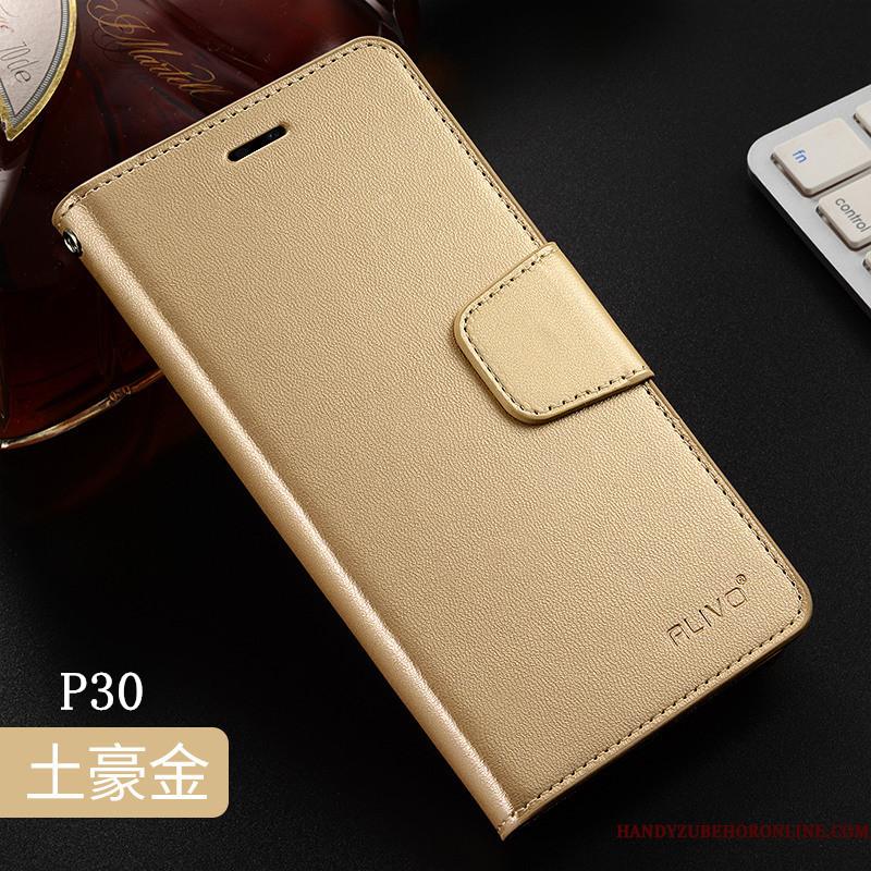 Huawei P30 Silikone Cover Telefon Etui Beskyttelse Anti-fald Lædertaske Blød