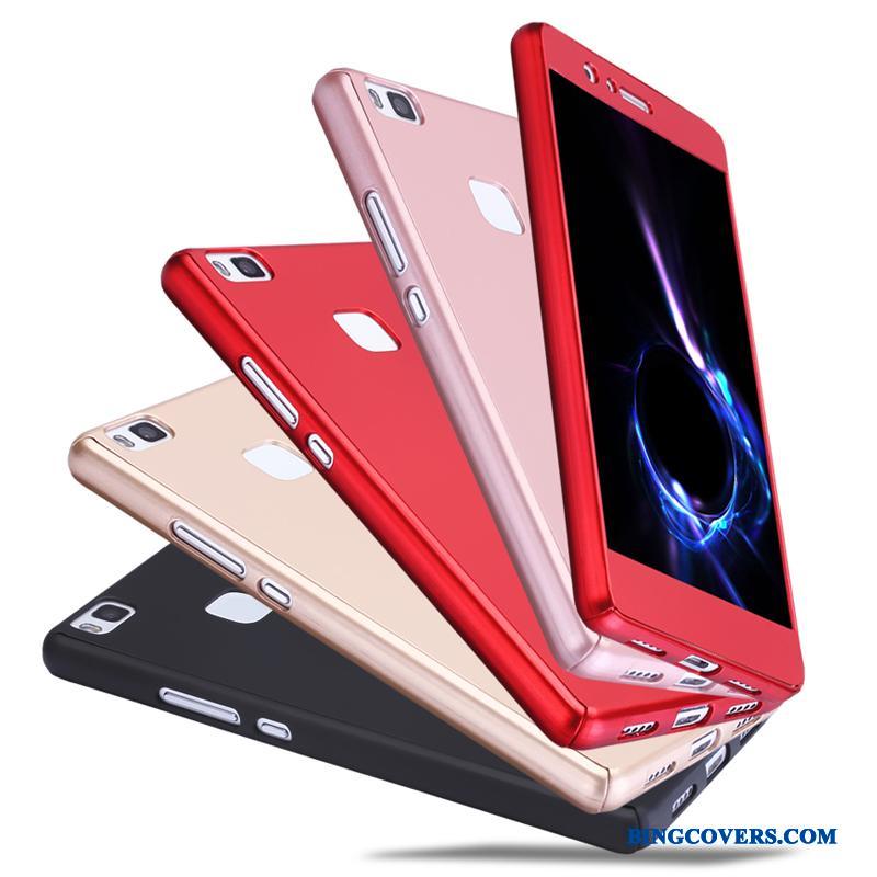 Huawei P9 Lite Cover Alt Inklusive Rød Mobiltelefon Anti-fald Etui Telefon