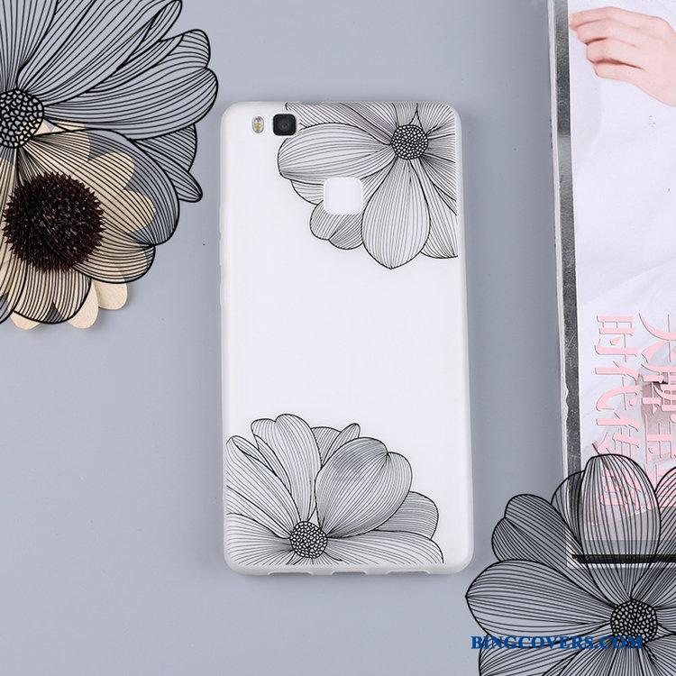 Huawei P9 Plus Hvid Ungdom Alt Inklusive Silikone Telefon Etui Cover Anti-fald