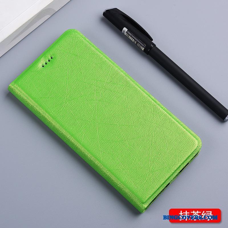 Lg V20 Folio Anti-fald Grøn Telefon Etui Mobiltelefon Cover Lædertaske