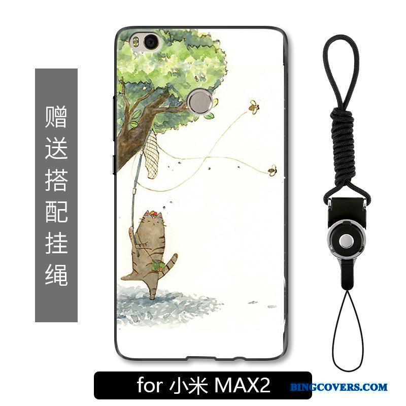 Mi Max 2 Beskyttelse Karpe Cover Telefon Etui Anti-fald Kat Cartoon