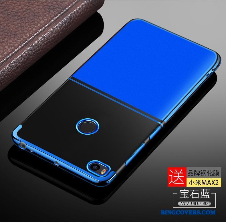 Mi Max 2 Etui Anti-fald Mobiltelefon Blå Blød Silikone Beskyttelse Lille Sektion