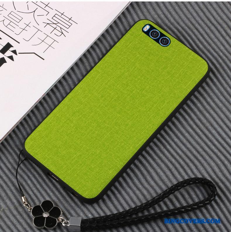 Mi Note 3 Beskyttelse Telefon Etui Lille Sektion Læder Silikone Grøn Cover