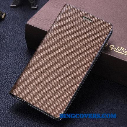 Moto G5 Plus Silikone Anti-fald Lædertaske Beskyttelse Business Folio Telefon Etui