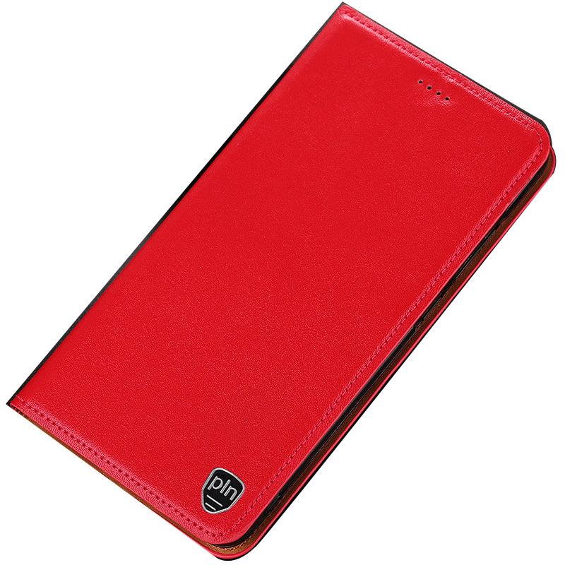 Moto G7 Play Lædertaske Mønster Anti-fald Beskyttelse Rød Cover Telefon Etui