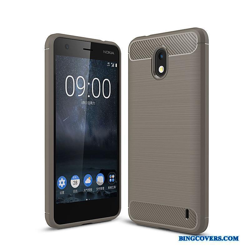 Nokia 2 Etui Cover Anti-fald Blød Mobiltelefon Alt Inklusive Grå Beskyttelse