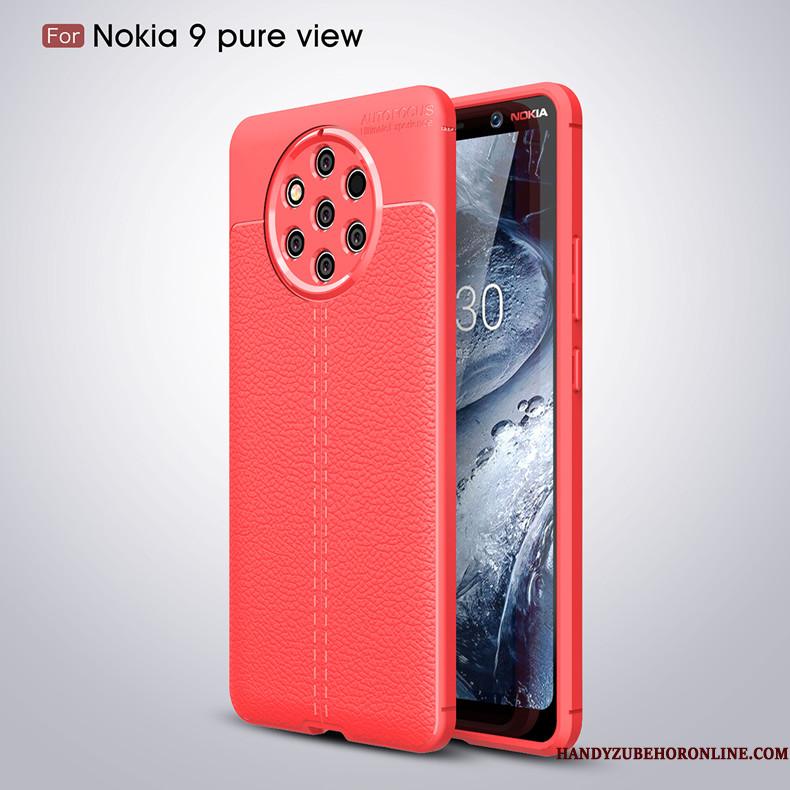 Nokia 9 Pureview Etui Beskyttelse Af Personlighed Cover Læder Anti-fald Alt Inklusive Trendy