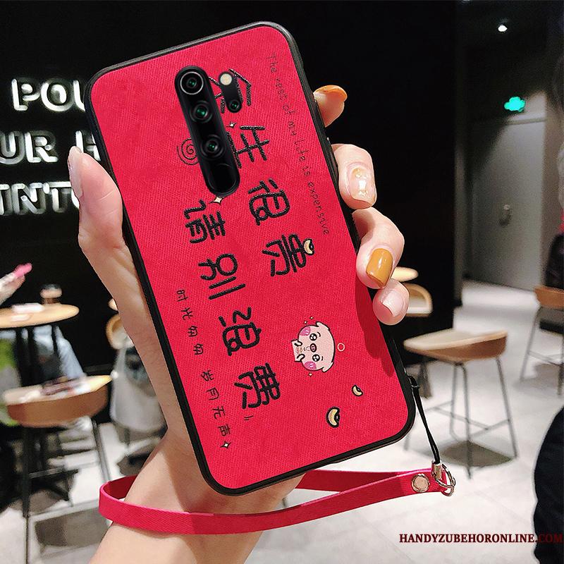 Redmi Note 8 Pro Skærmbeskyttelse Klud Hærdning Rød Telefon Etui Alt Inklusive Mønster
