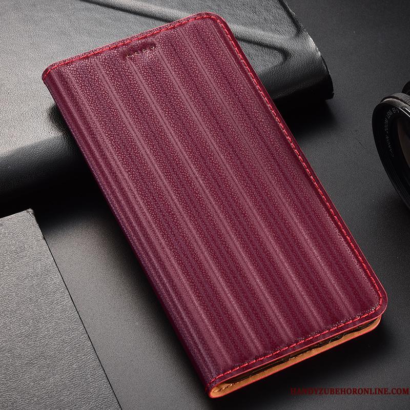 Samsung Galaxy A21s Gradient Cover Anti-fald Rød Telefon Etui Lædertaske Beskyttelse
