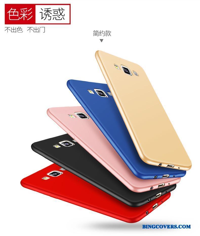 Samsung Galaxy A3 2015 Etui Nubuck Farve Mobiltelefon Stjerne Cover Blød