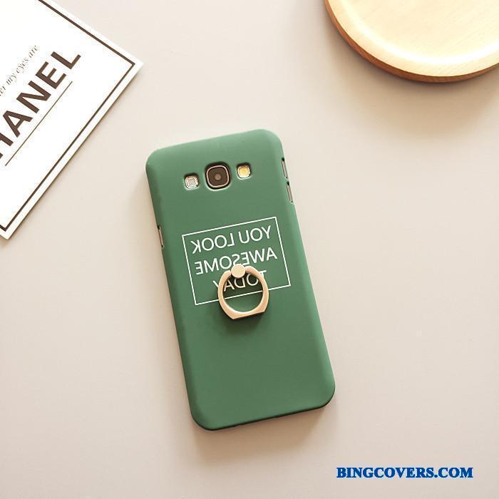 Samsung Galaxy A3 2015 Etui Telefon Cover Grøn Af Personlighed Kreativ Nubuck
