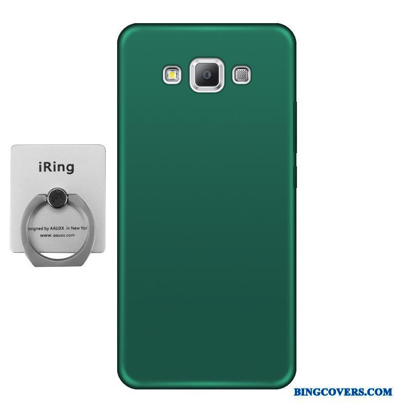 Samsung Galaxy A5 2015 Grøn Beskyttelse Nubuck Stjerne Cover Telefon Etui Simple