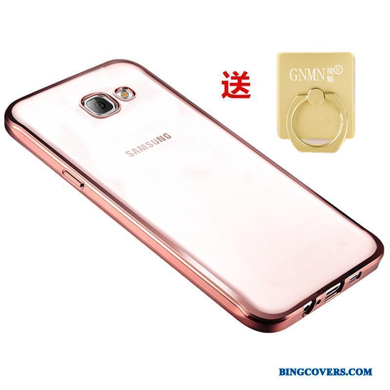Samsung Galaxy A5 2016 Mobiltelefon Beskyttelse Rosa Guld Etui Silikone Stjerne Cover