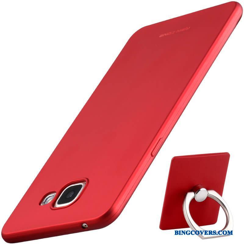 Samsung Galaxy A7 2016 Silikone Blød Beskyttelse Alt Inklusive Cover Rød Telefon Etui