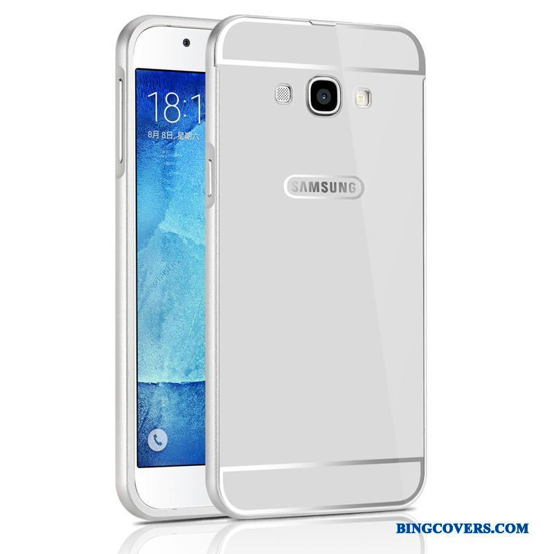 Samsung Galaxy A8 Anti-fald Stjerne Ramme Metal Etui Cover Telefon